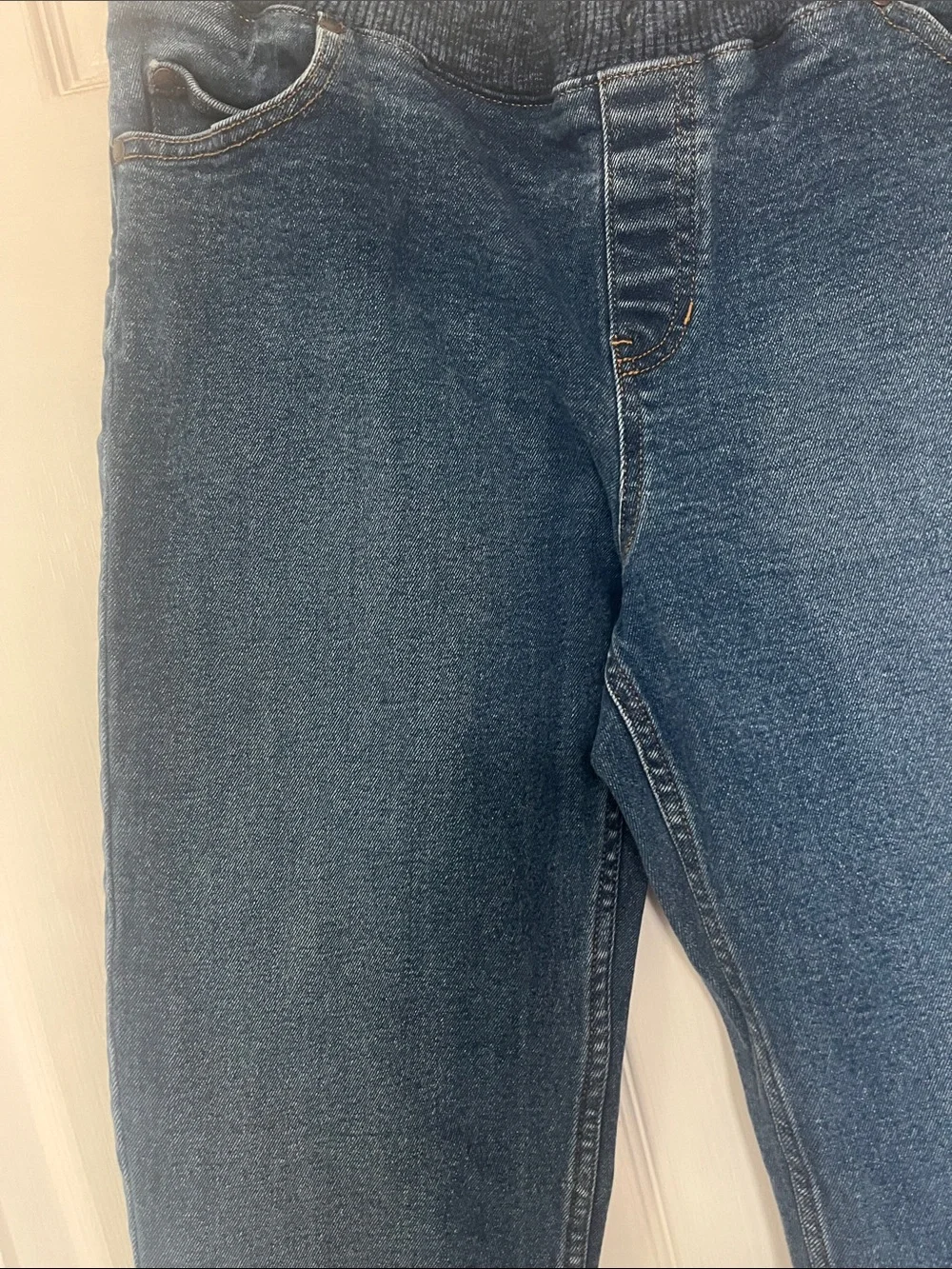 Land’s End boys XL 14-16 Husky comfort waist blue jeans